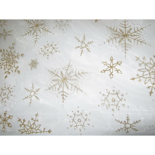 ORGANZA GLITTER H. 140 CM. IDEALE PER CARNEVALE (Frozen), ADDOBBI E VARIE 1 MT.