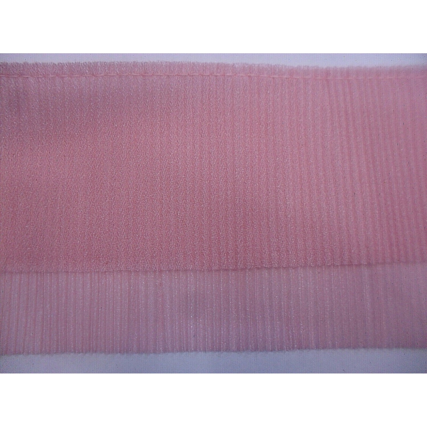 NOVITA' MODA 1 METRO BORDURA PLISSE' DOPPIA BALSA PER ABITI E VARIE CIRCA11 cm