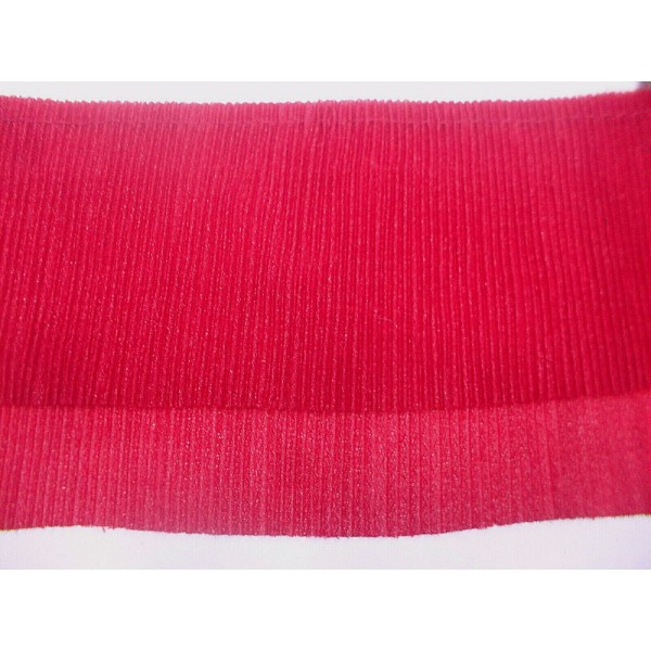 NOVITA' MODA 1 METRO BORDURA PLISSE' DOPPIA BALSA PER ABITI E VARIE CIRCA11 cm