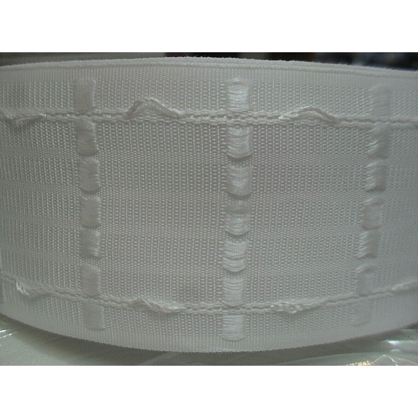 NASTRO RILOGA FASCIA TENDE ALTEZZA 80 mm. A 2 FILI MULTITASCHE ARRICCIO STANDARD