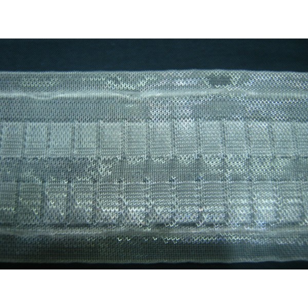 NASTRO RILOGA FASCIA TENDA FURLANIS TRASPARENTE MULTITASC. 2 FILI 2MT ALT.70 mm.