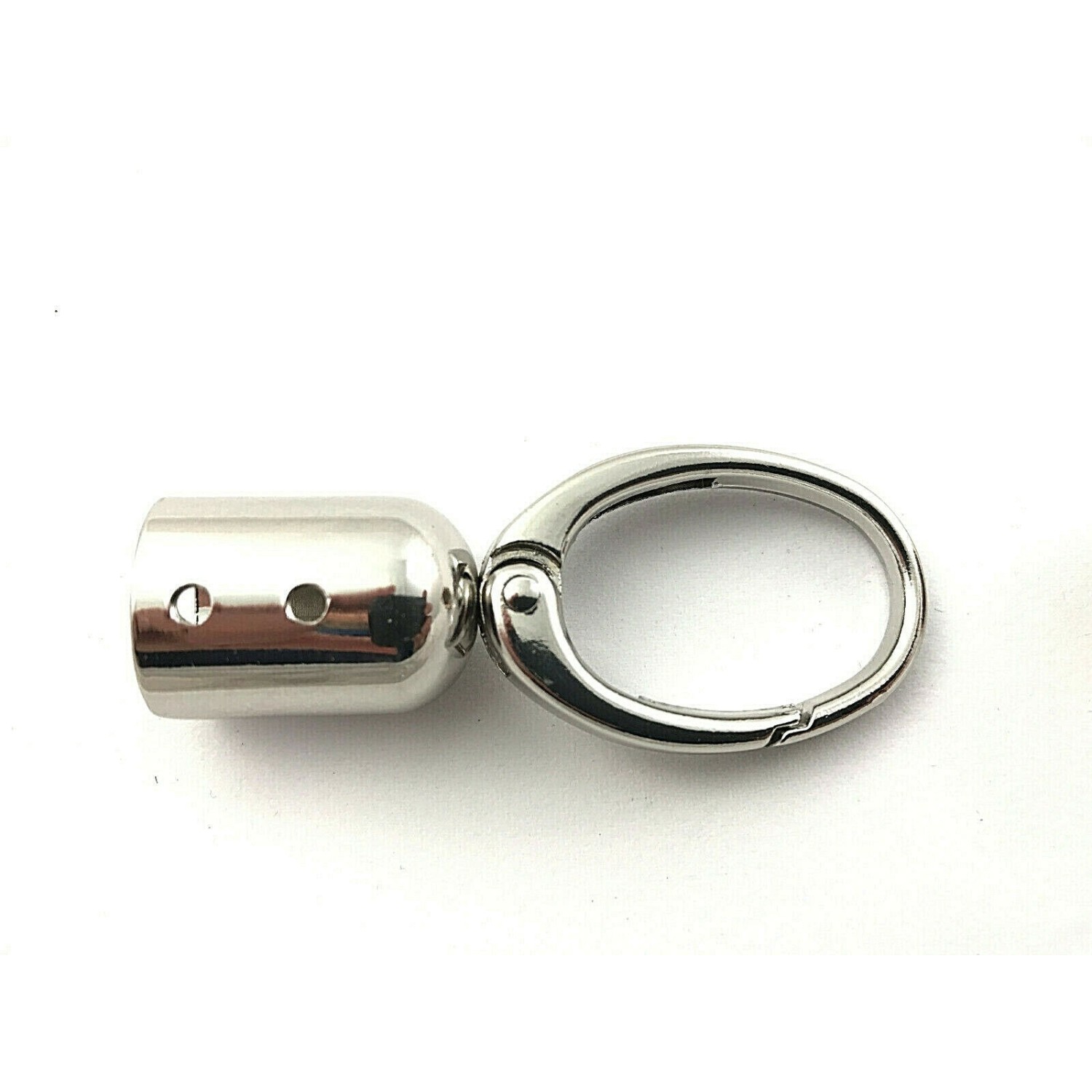 MOSCHETTONE A BOCCIOLO PER RIFINITURE BORSE E ACCESSORI DIMENSIONI 6,3X2,5 cm.