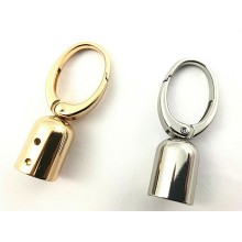 MOSCHETTONE A BOCCIOLO PER RIFINITURE BORSE E ACCESSORI DIMENSIONI 6,3X2,5 cm.