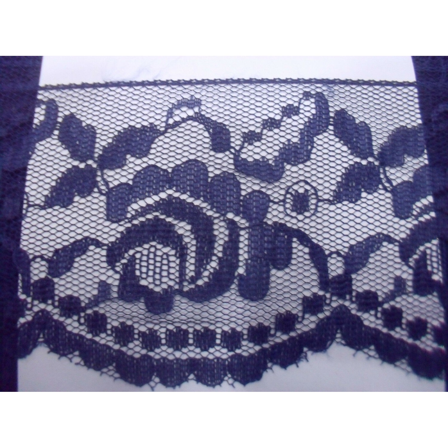 MERLETTO RASCHEL MORBIDO PER  ABBIGLIAMENTO E VARIE 16 COLORI H. 7 cm. 1 METRO