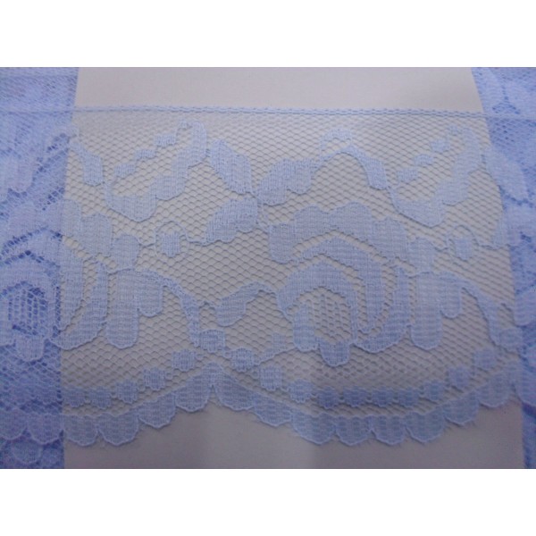 MERLETTO RASCHEL MORBIDO PER  ABBIGLIAMENTO E VARIE 16 COLORI H. 7 cm. 1 METRO