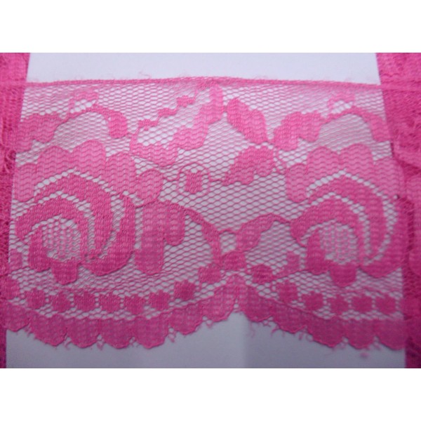 MERLETTO RASCHEL MORBIDO PER  ABBIGLIAMENTO E VARIE 16 COLORI H. 7 cm. 1 METRO