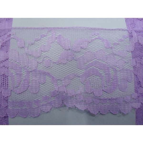 MERLETTO RASCHEL MORBIDO PER  ABBIGLIAMENTO E VARIE 16 COLORI H. 7 cm. 1 METRO