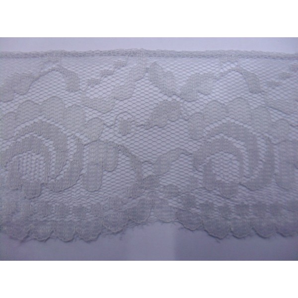 MERLETTO RASCHEL MORBIDO PER  ABBIGLIAMENTO E VARIE 16 COLORI H. 7 cm. 1 METRO