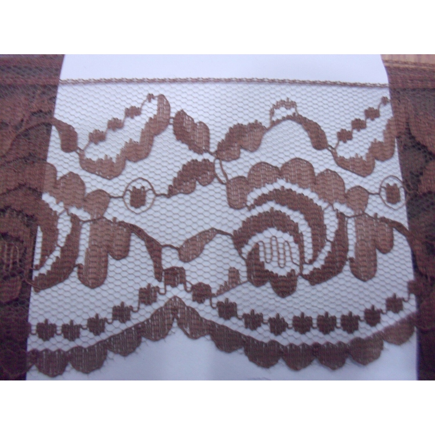 MERLETTO RASCHEL MORBIDO PER  ABBIGLIAMENTO E VARIE 16 COLORI H. 7 cm. 1 METRO