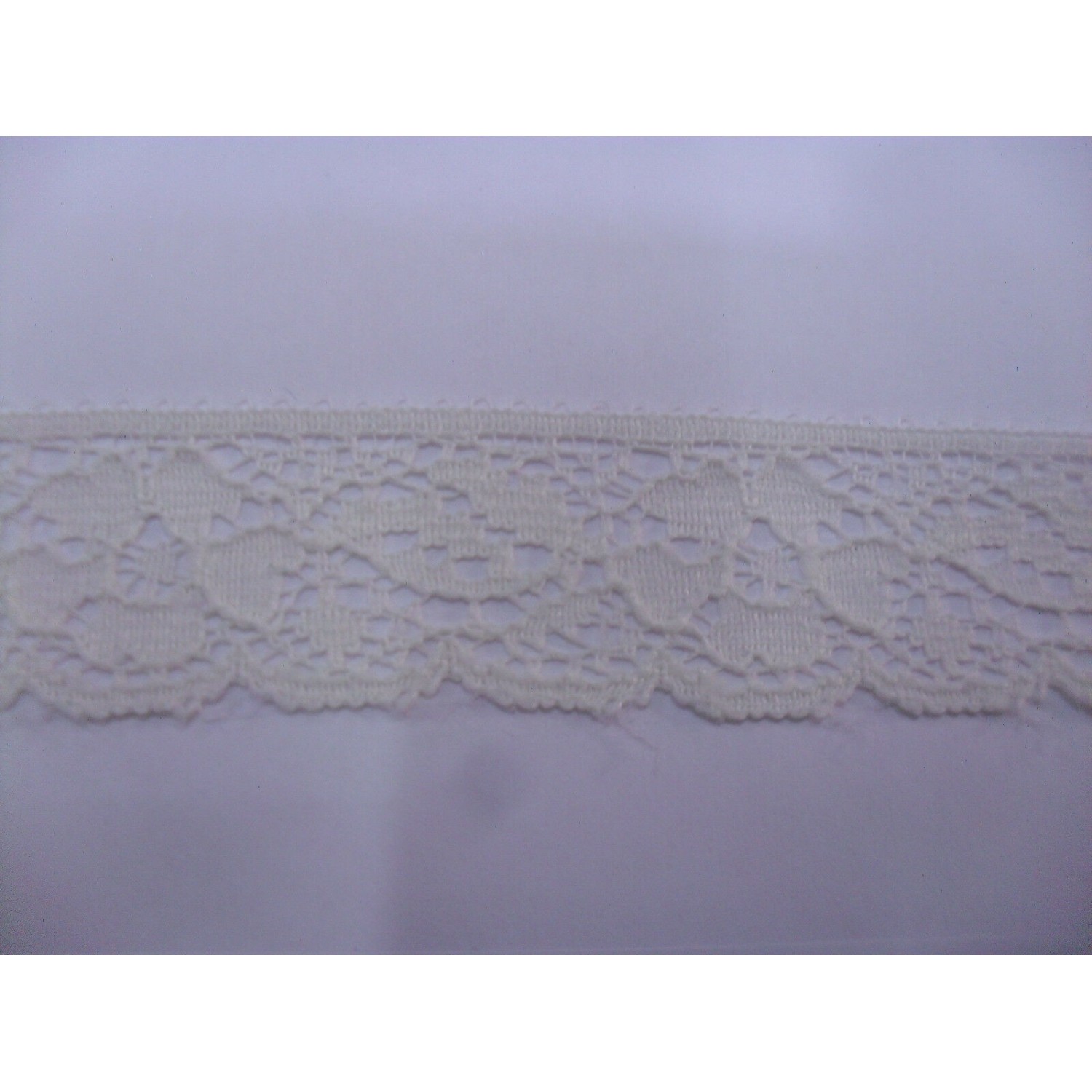 MERLETTO RASCHEL MORBIDO PER  ABBIGLIAMENTO E VARIE 15 COLORI H. 1,9 cm. 1 METRO