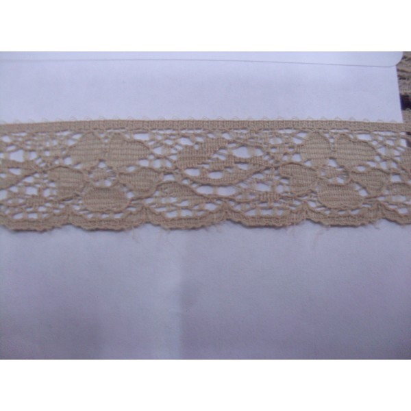 MERLETTO RASCHEL MORBIDO PER  ABBIGLIAMENTO E VARIE 15 COLORI H. 1,9 cm. 1 METRO