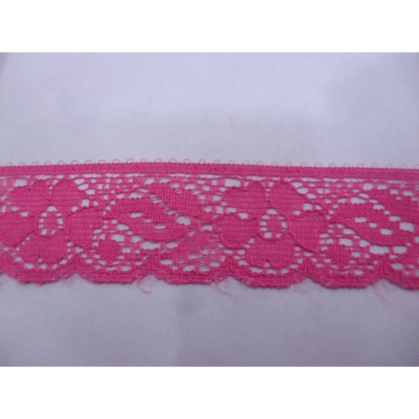 MERLETTO RASCHEL MORBIDO PER  ABBIGLIAMENTO E VARIE 15 COLORI H. 1,9 cm. 1 METRO