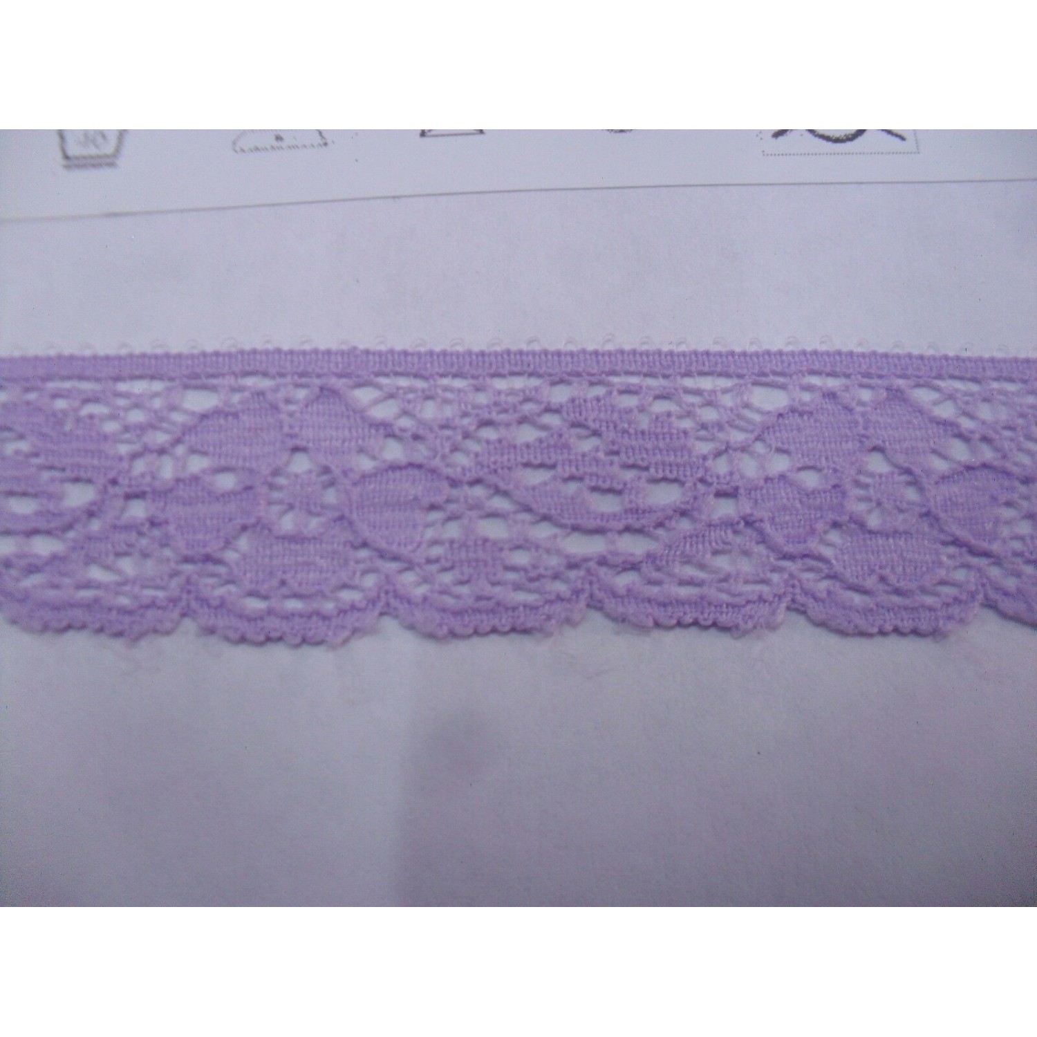 MERLETTO RASCHEL MORBIDO PER  ABBIGLIAMENTO E VARIE 15 COLORI H. 1,9 cm. 1 METRO