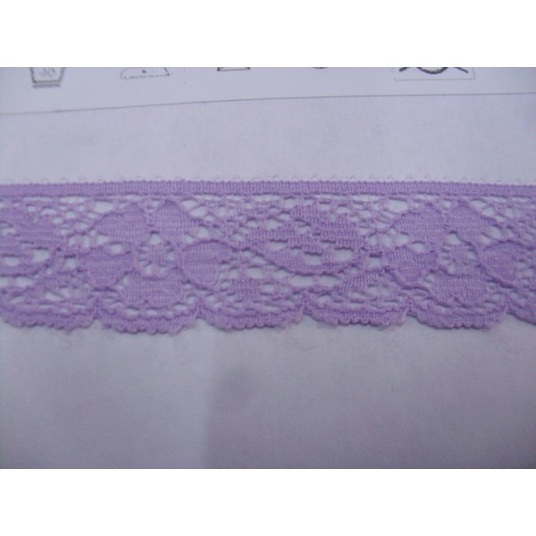 MERLETTO RASCHEL MORBIDO PER  ABBIGLIAMENTO E VARIE 15 COLORI H. 1,9 cm. 1 METRO