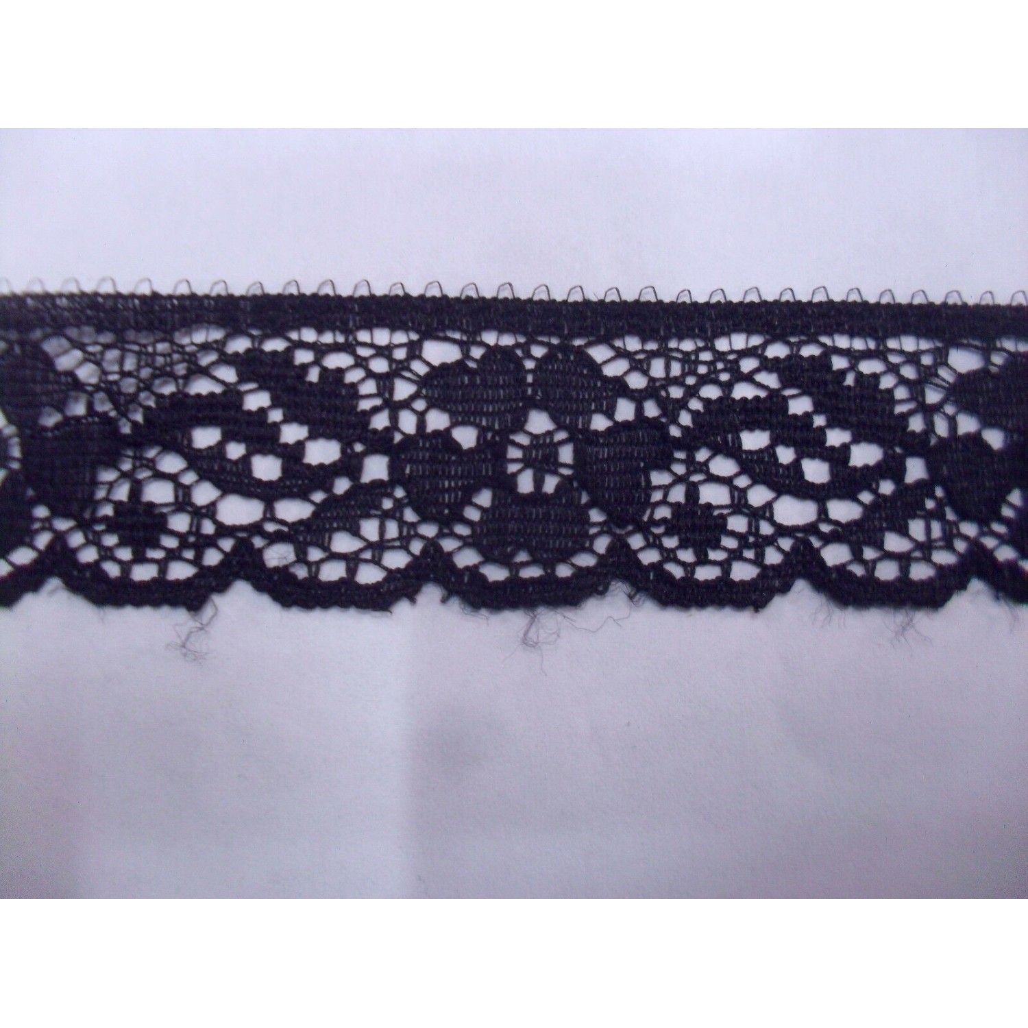 MERLETTO RASCHEL MORBIDO PER  ABBIGLIAMENTO E VARIE 15 COLORI H. 1,9 cm. 1 METRO