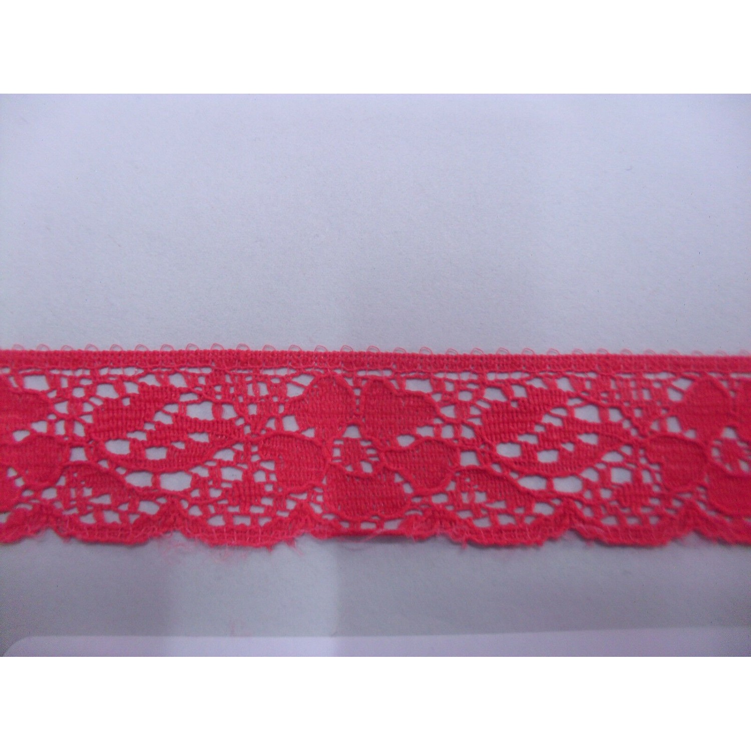 MERLETTO RASCHEL MORBIDO PER  ABBIGLIAMENTO E VARIE 15 COLORI H. 1,9 cm. 1 METRO