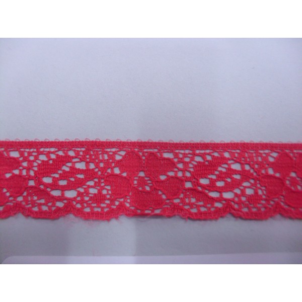 MERLETTO RASCHEL MORBIDO PER  ABBIGLIAMENTO E VARIE 15 COLORI H. 1,9 cm. 1 METRO