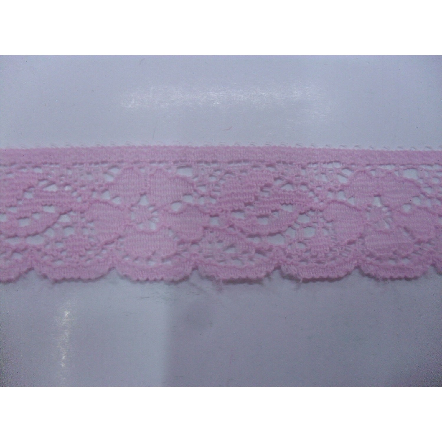 MERLETTO RASCHEL MORBIDO PER  ABBIGLIAMENTO E VARIE 15 COLORI H. 1,9 cm. 1 METRO