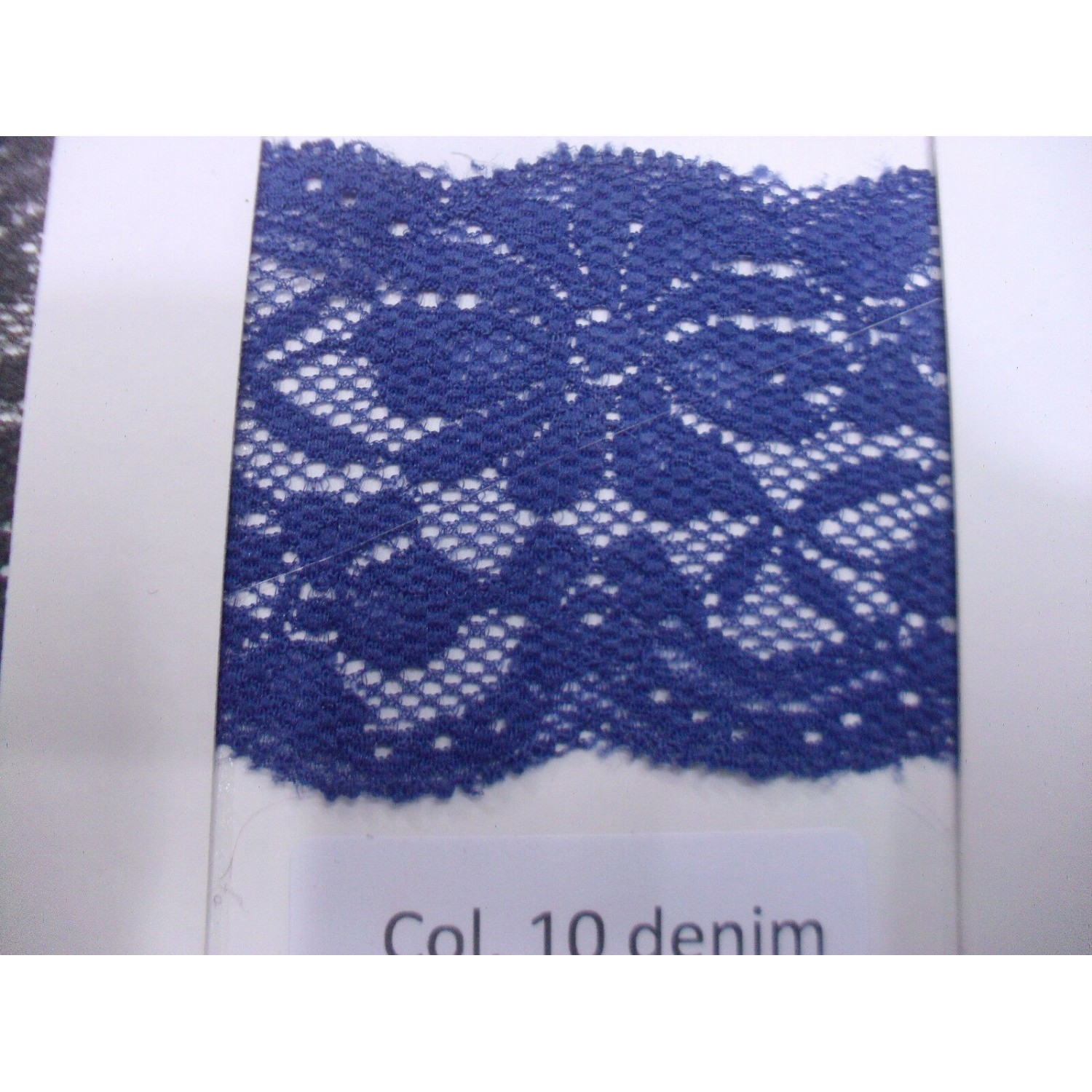 MERLETTO  ELASTICIZZATO MORBIDO X ABBIGLIAMENTO E VARIE.H.15 cm. COL. VARI 1 MT.