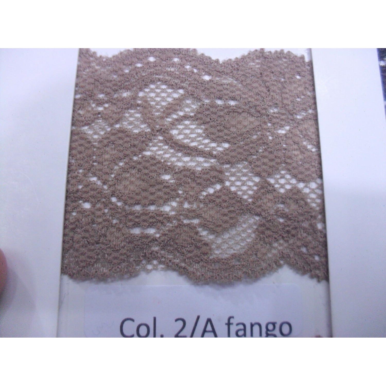 MERLETTO  ELASTICIZZATO MORBIDO X ABBIGLIAMENTO E VARIE.H.15 cm. COL. VARI 1 MT.