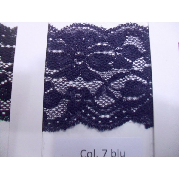 MERLETTO  ELASTICIZZATO MORBIDO X ABBIGLIAMENTO E VARIE.H. 8,5 cm. 1 MT.