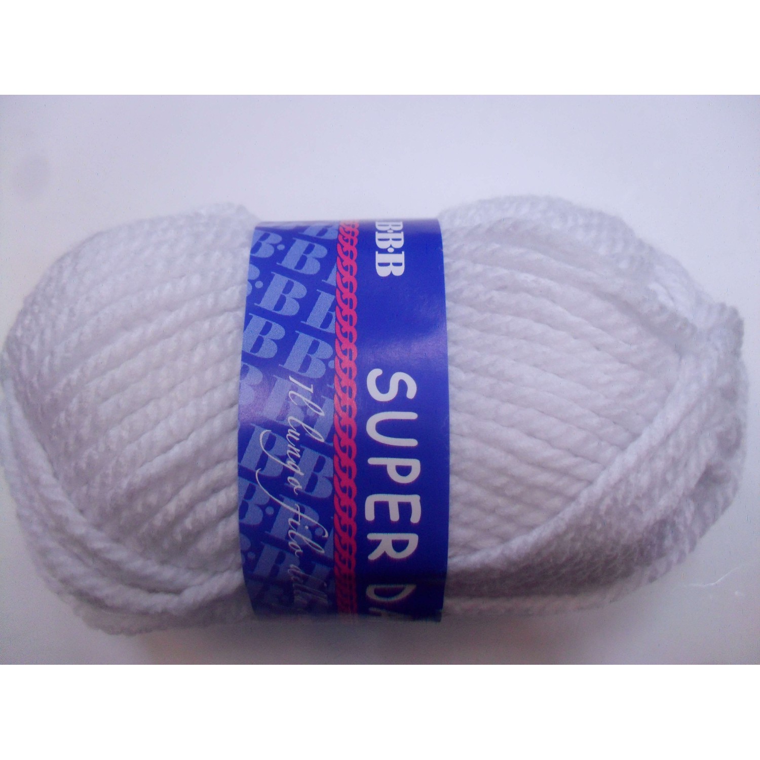 Gomitolo da 50 gr. lana BBB Super Dany 100% acrilico +- 65 mt.