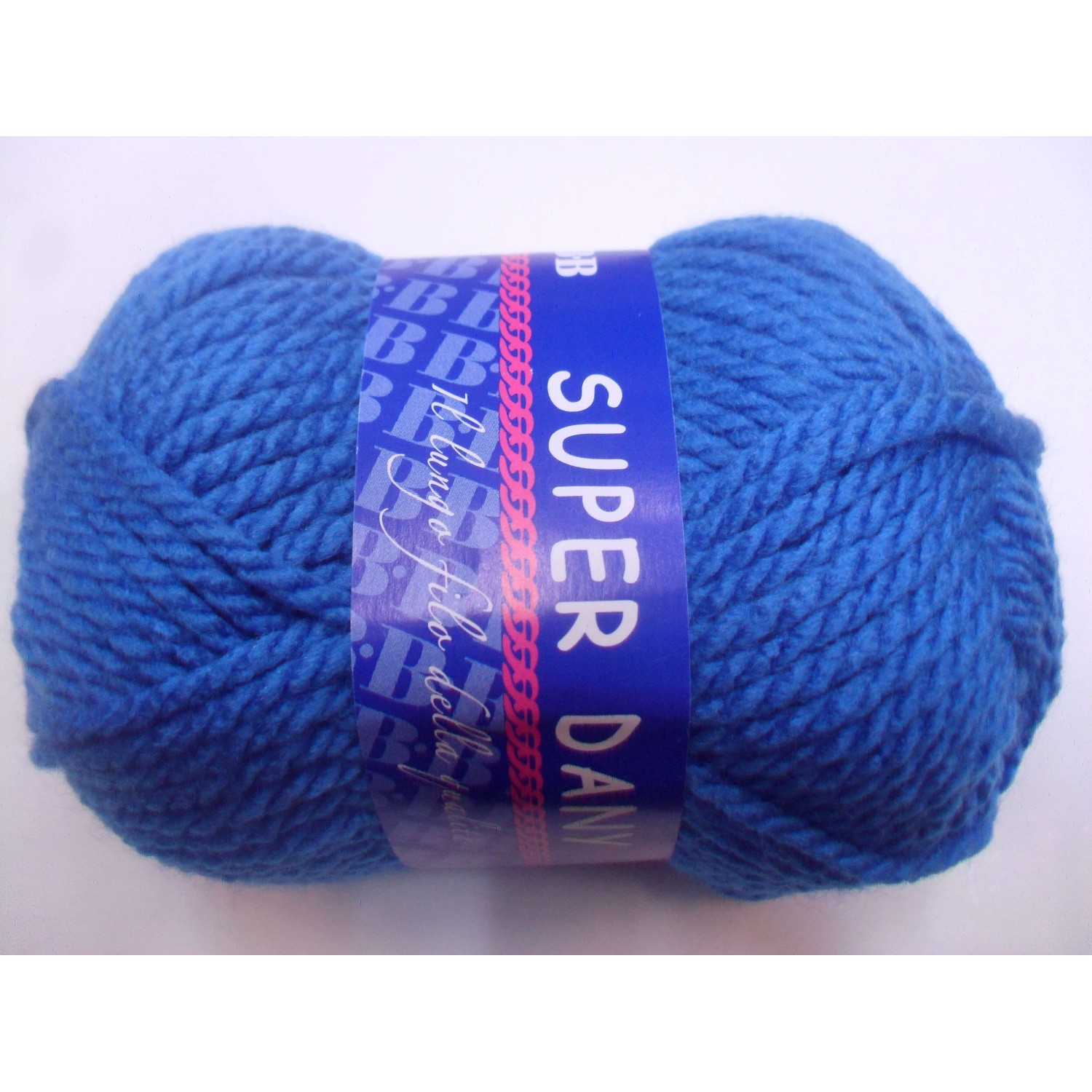 Gomitolo da 50 gr. lana BBB Super Dany 100% acrilico +- 65 mt.