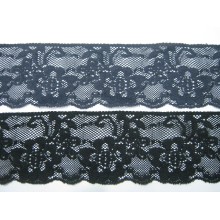 MERLETTO  ELASTICIZZATO  PER  ABBIGLIAMENTO E VARIE. H.7 cm. 1 METRO