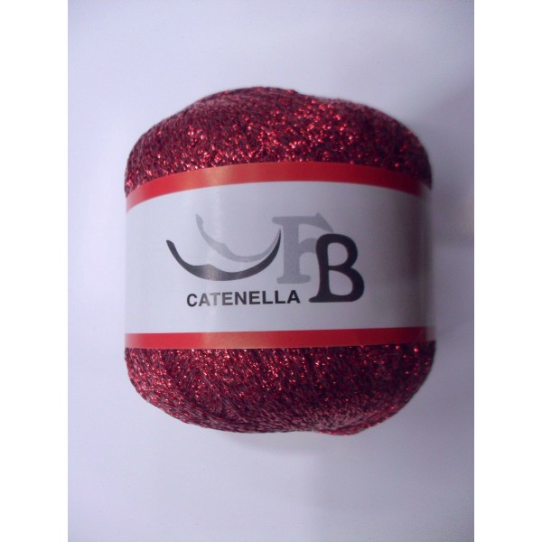 GOMITOLO FILO CATENELLA LAME' LUREX DELLA FB O BG DA 25GR.