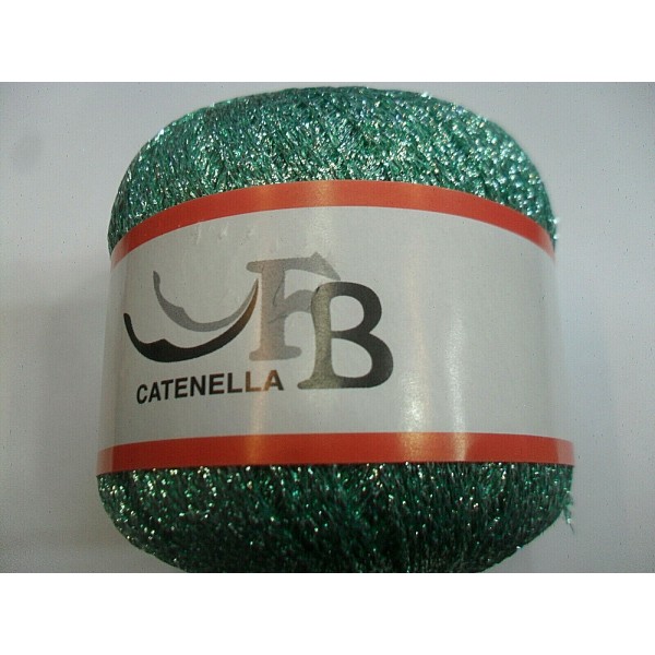 GOMITOLO FILO CATENELLA LAME' LUREX DELLA FB O BG DA 25GR.