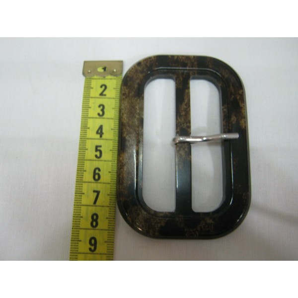 FIBBIA EFFETTO MACULATO MADE IN ITALY 2 MISURE COORDINABILE CON BOTTONI MACULATI