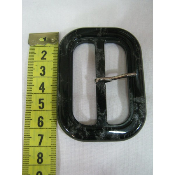 FIBBIA EFFETTO MACULATO MADE IN ITALY 2 MISURE COORDINABILE CON BOTTONI MACULATI