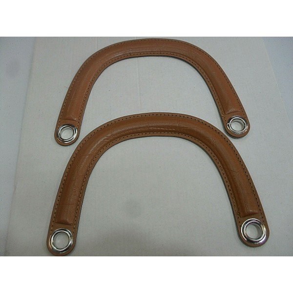 COPPIA MANICI PELLE DIOR VARI COLORI PER LA REALIZZAZIONE DI BORSE FAI DA TE