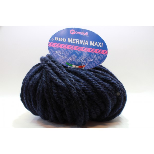 Gomitolo da 100 gr. 60 mt. BBB Merina Maxi 50% lana 50% acrilico