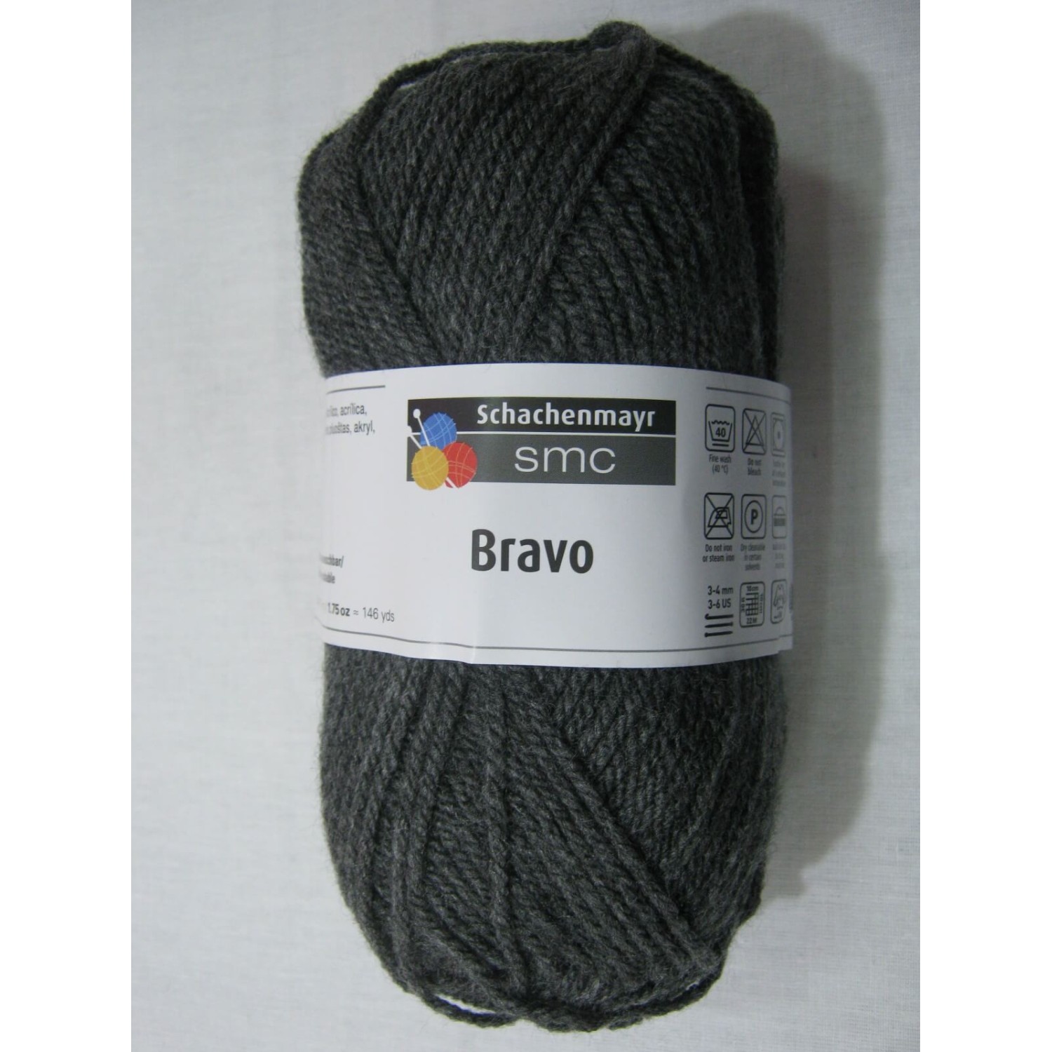 1 GOMITOLO LANA BRAVO SCHACHENMAYR smc 133 MT. CARTELLA COLORI N° 1 (57 colori)