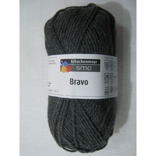 1 GOMITOLO LANA BRAVO SCHACHENMAYR smc 133 MT. CARTELLA COLORI N° 1 (57 colori)