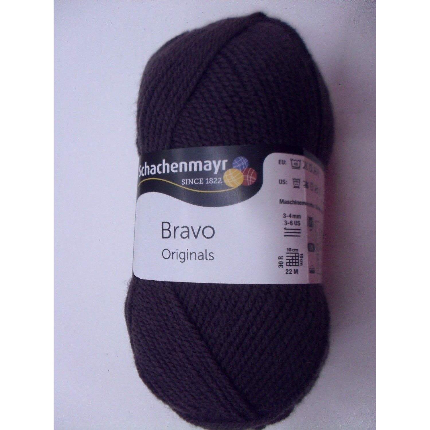1 GOMITOLO LANA BRAVO SCHACHENMAYR smc 133 MT. CARTELLA COLORI N° 1 (57 colori)