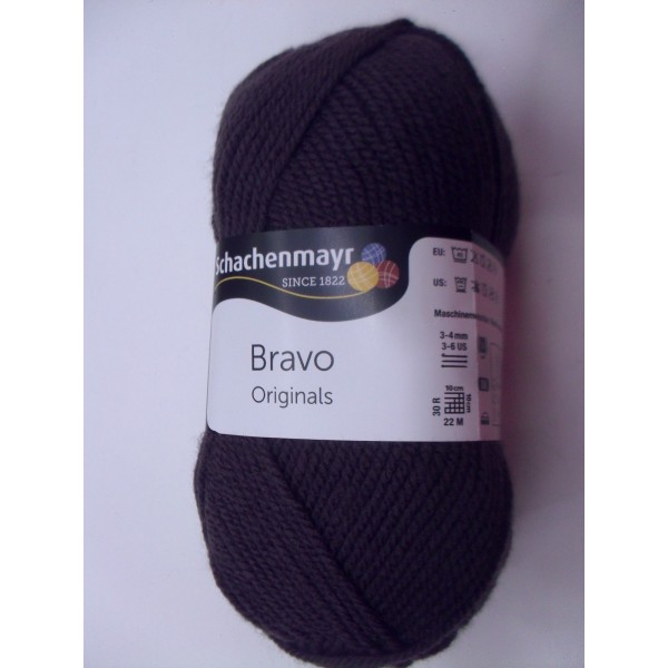 1 GOMITOLO LANA BRAVO SCHACHENMAYR smc 133 MT. CARTELLA COLORI N° 1 (57 colori)