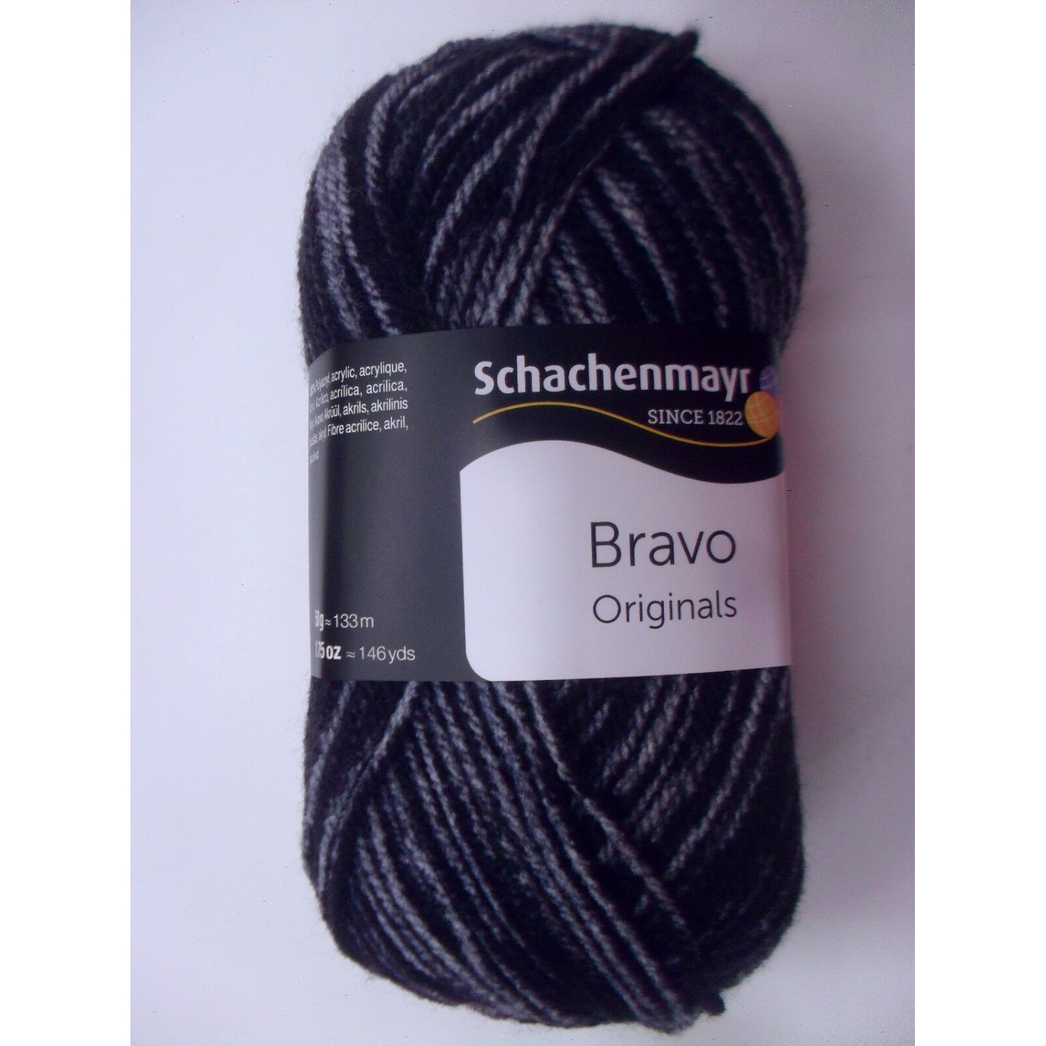 1 GOMITOLO LANA BRAVO SCHACHENMAYR smc 133 MT. CARTELLA COLORI N° 1 (57 colori)