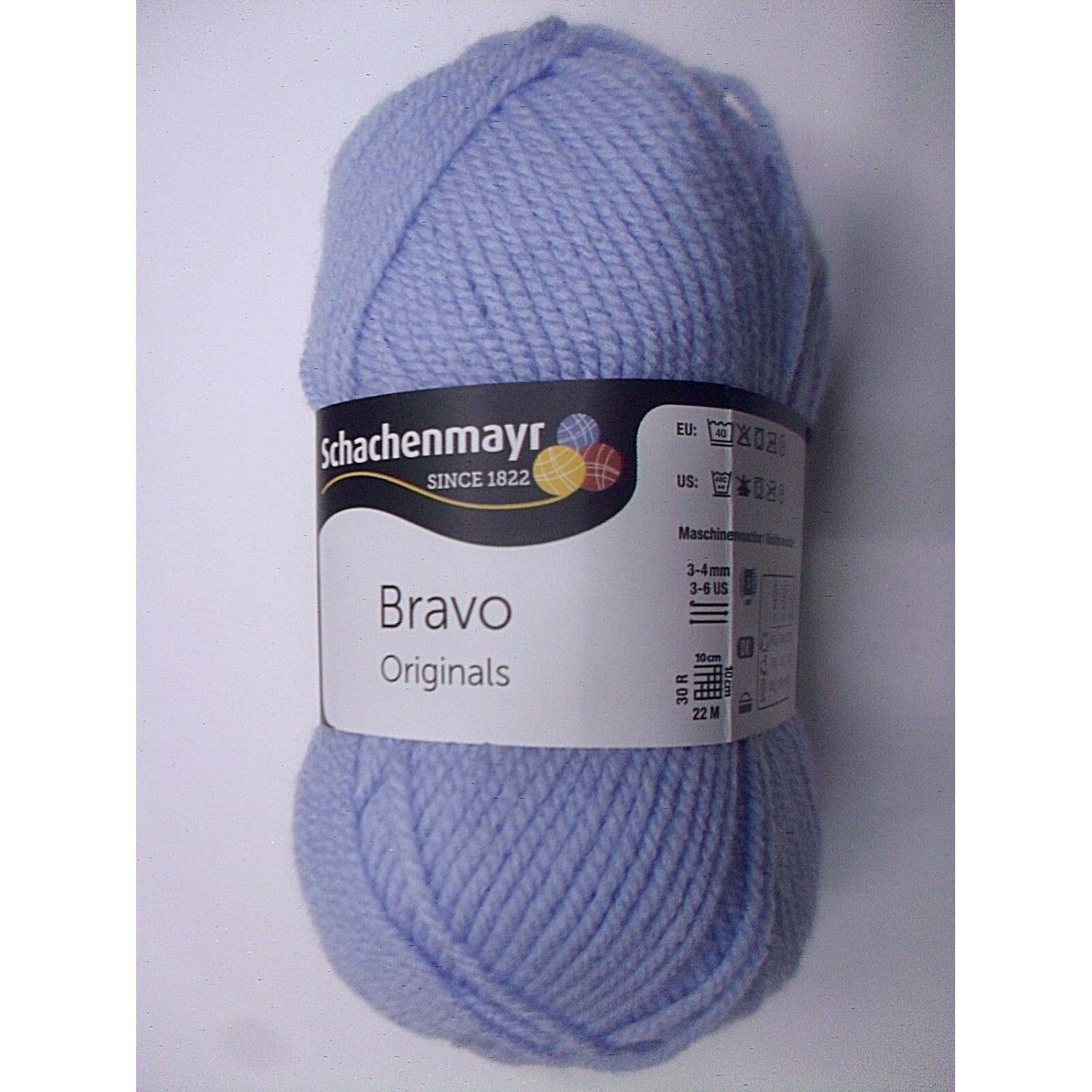 1 GOMITOLO LANA BRAVO SCHACHENMAYR smc 133 MT. CARTELLA COLORI N° 1 (57 colori)