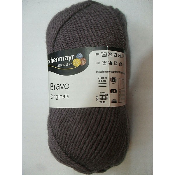 1 GOMITOLO LANA BRAVO SCHACHENMAYR smc 133 MT. CARTELLA COLORI N° 1 (57 colori)