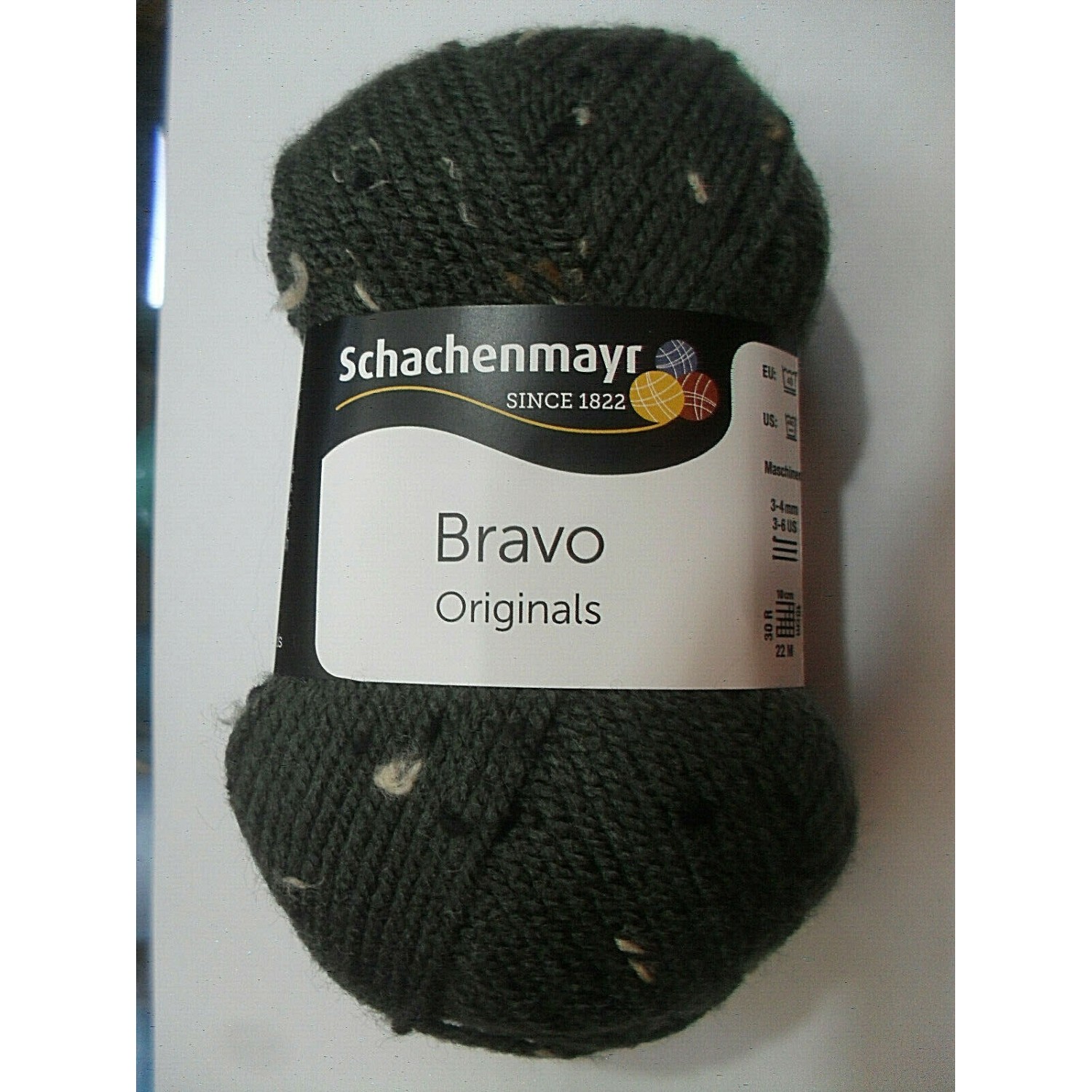 1 GOMITOLO LANA BRAVO SCHACHENMAYR smc 133 MT. CARTELLA COLORI N° 1 (57 colori)