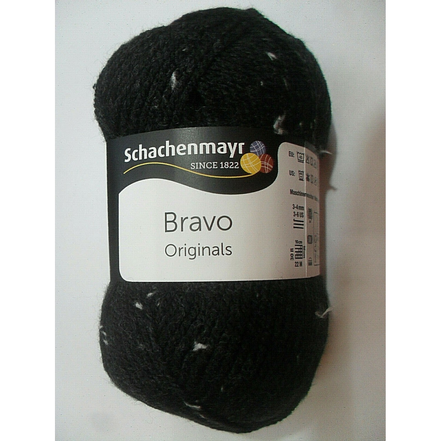 1 GOMITOLO LANA BRAVO SCHACHENMAYR smc 133 MT. CARTELLA COLORI N° 1 (57 colori)