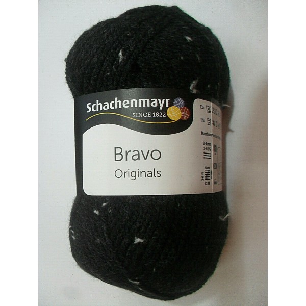 1 GOMITOLO LANA BRAVO SCHACHENMAYR smc 133 MT. CARTELLA COLORI N° 1 (57 colori)