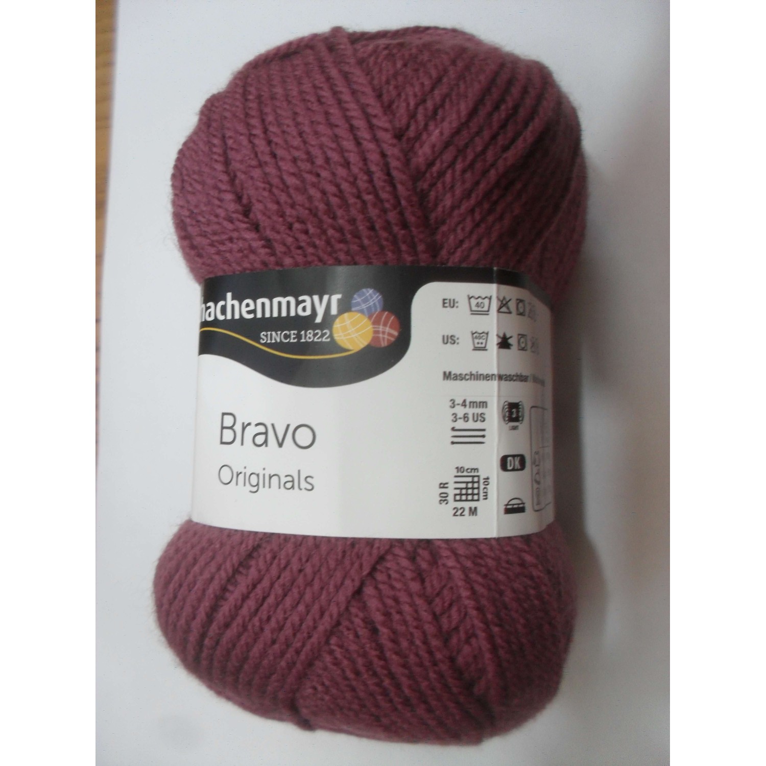 1 GOMITOLO LANA BRAVO SCHACHENMAYR smc 133 MT. CARTELLA COLORI N° 1 (57 colori)