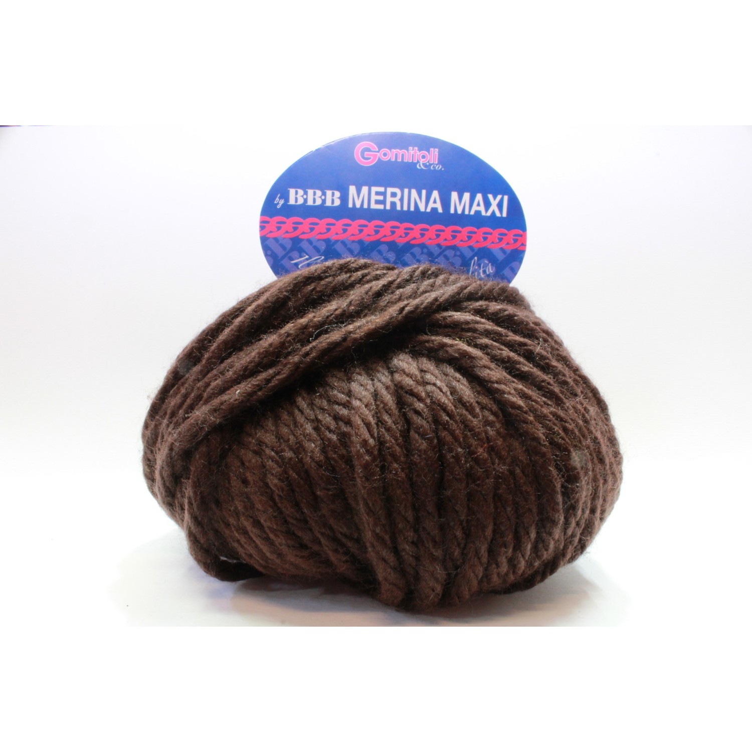 Gomitolo da 100 gr. 60 mt. BBB Merina Maxi 50% lana 50% acrilico