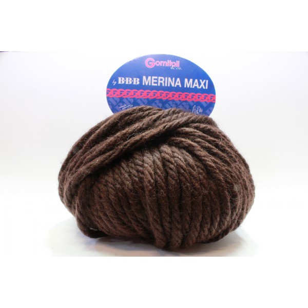 Gomitolo da 100 gr. 60 mt. BBB Merina Maxi 50% lana 50% acrilico
