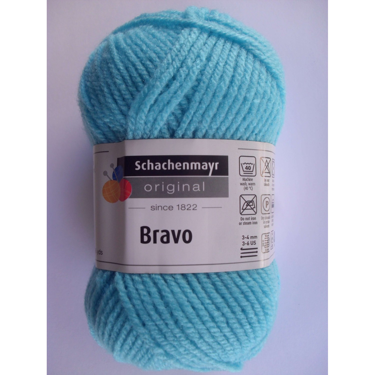 1 GOMITOLO LANA BRAVO SCHACHENMAYR smc 133 MT. CARTELLA COLORI N° 1 (57 colori)