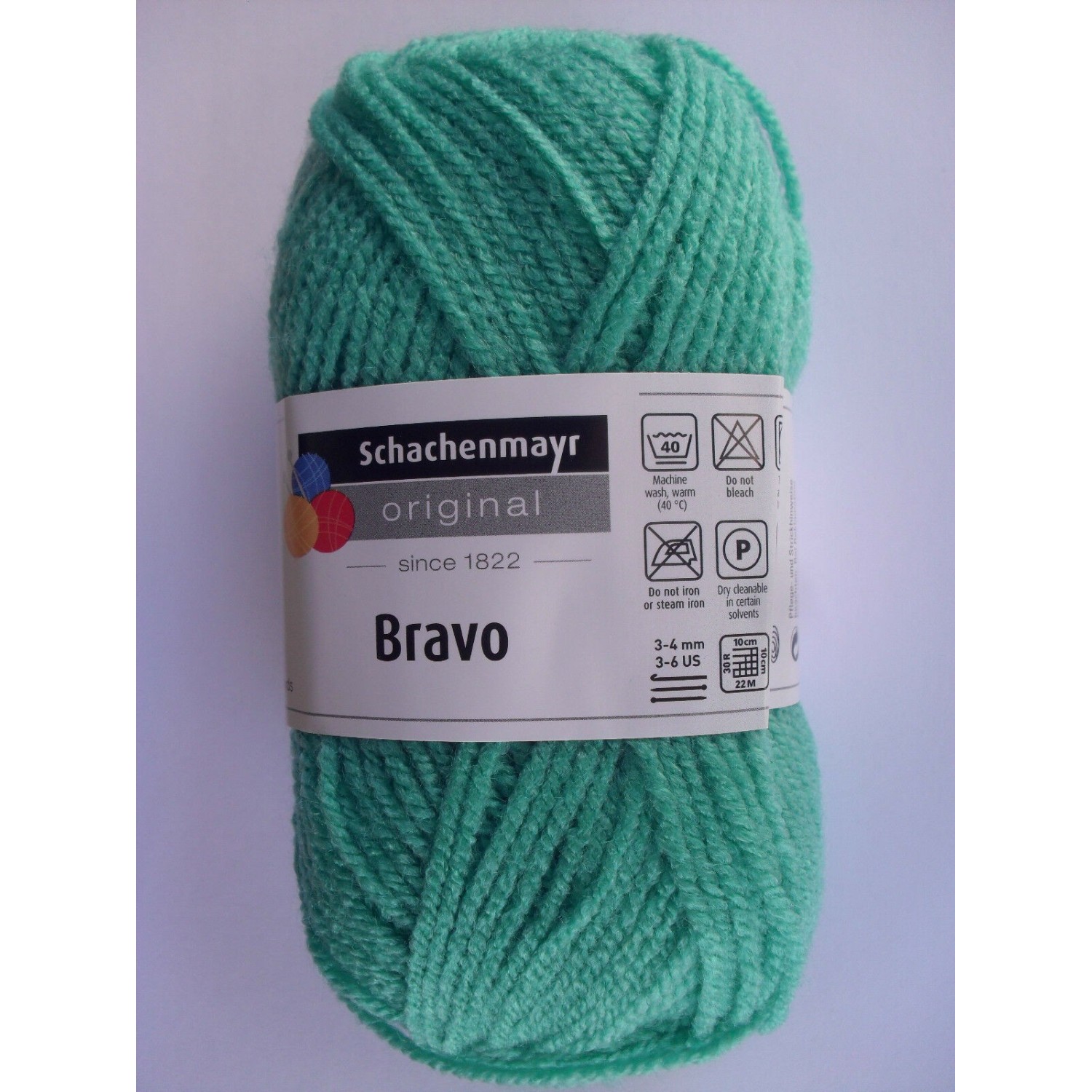 1 GOMITOLO LANA BRAVO SCHACHENMAYR smc 133 MT. CARTELLA COLORI N° 1 (57 colori)