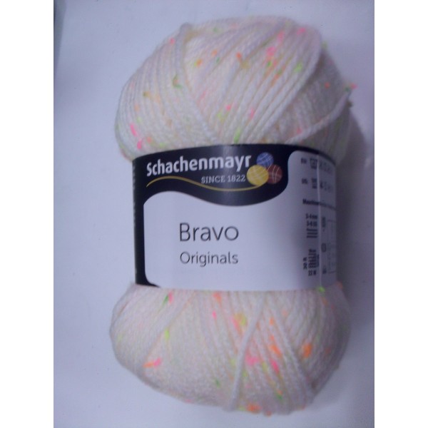 1 GOMITOLO LANA BRAVO SCHACHENMAYR smc 133 MT. CARTELLA COLORI N° 1 (57 colori)